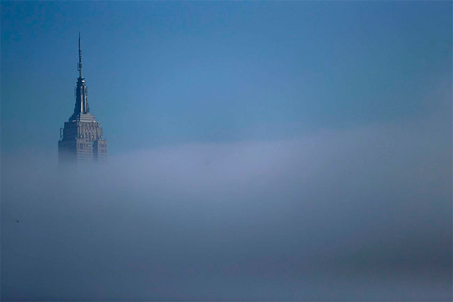 854 Breath of the Apocalypse: Heavy Fog Covers NYC Skyline