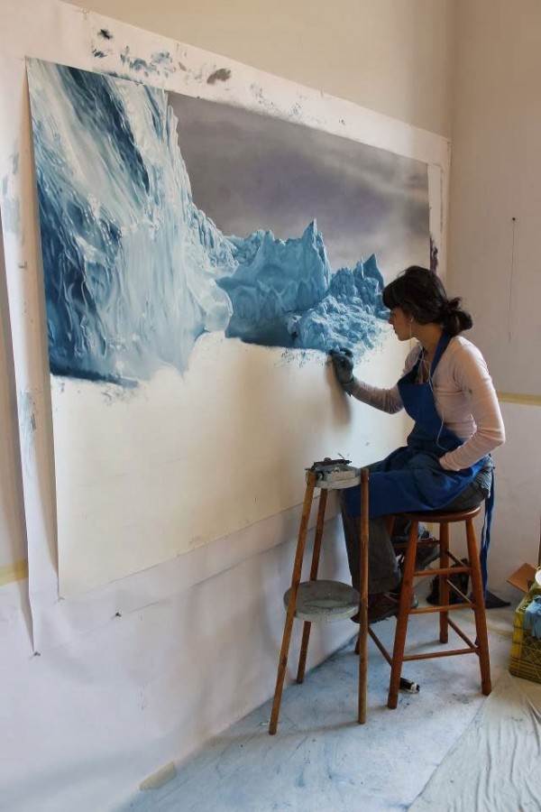 Realistic Paintings Of Greenland Made By Zaria Forman Realistic Paintings Of Greenland Made By Zaria Forman