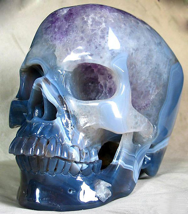 Skull 2 Carved Crystal Skulls