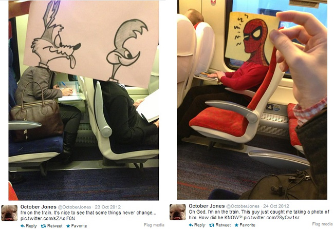 1021 Artist Turns Train Passengers Into Funny Characters With His Doodles