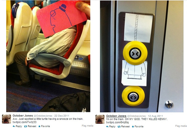 1106 Artist Turns Train Passengers Into Funny Characters With His Doodles