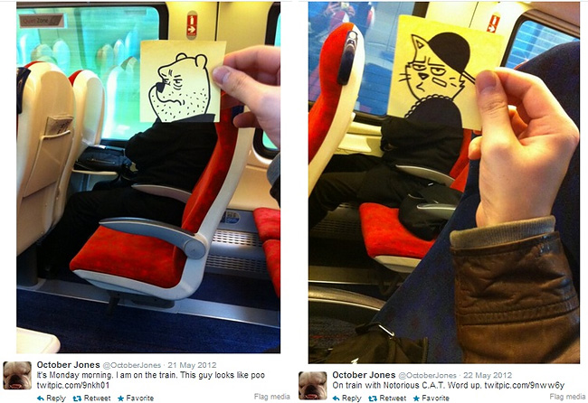 353 Artist Turns Train Passengers Into Funny Characters With His Doodles