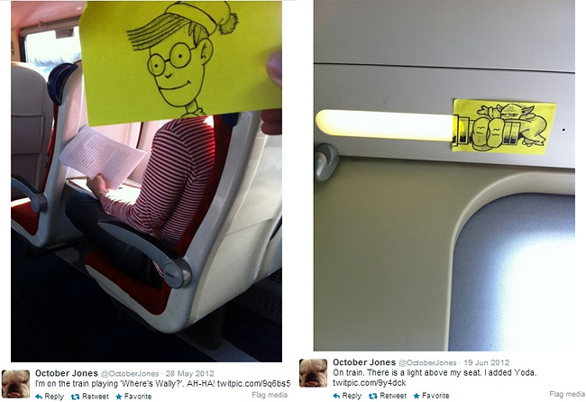 538 Artist Turns Train Passengers Into Funny Characters With His Doodles