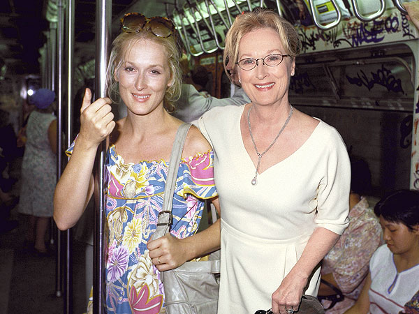 meryl streep 600x450 Photoshopped images of Oscar nominees posing with their younger