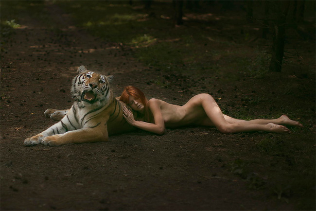 37 Russian Photographer Takes Images With Real Animals