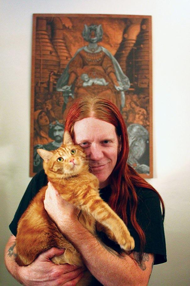 56 Metal Cats: Hardcore Metal Musicians Pose With Their Cats