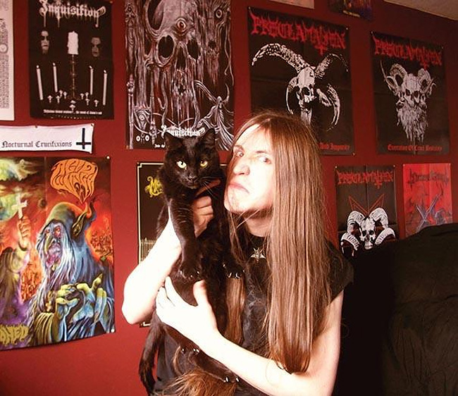 84 Metal Cats: Hardcore Metal Musicians Pose With Their Cats