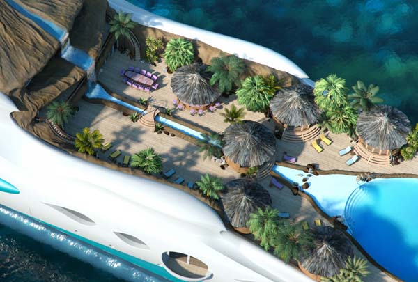 tropical island yacht 31 Luxury Tropical Island Yacht Concept