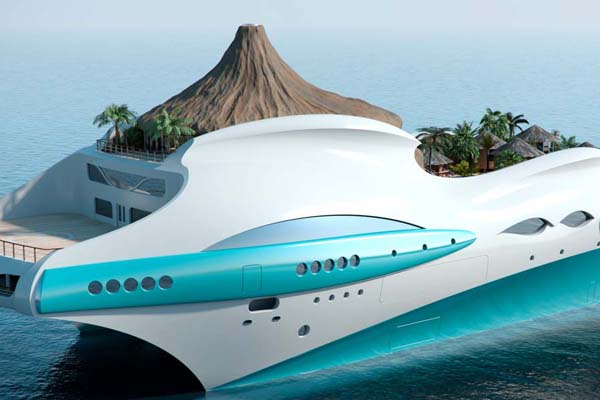 tropical island yacht 51 Luxury Tropical Island Yacht Concept