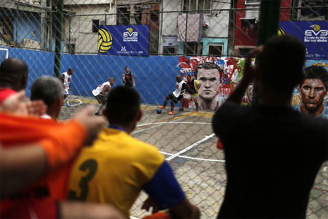 443 Soccer Match in Rio de Janeiros Slum
