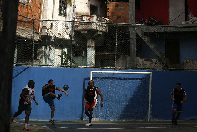 535 Soccer Match in Rio de Janeiros Slum