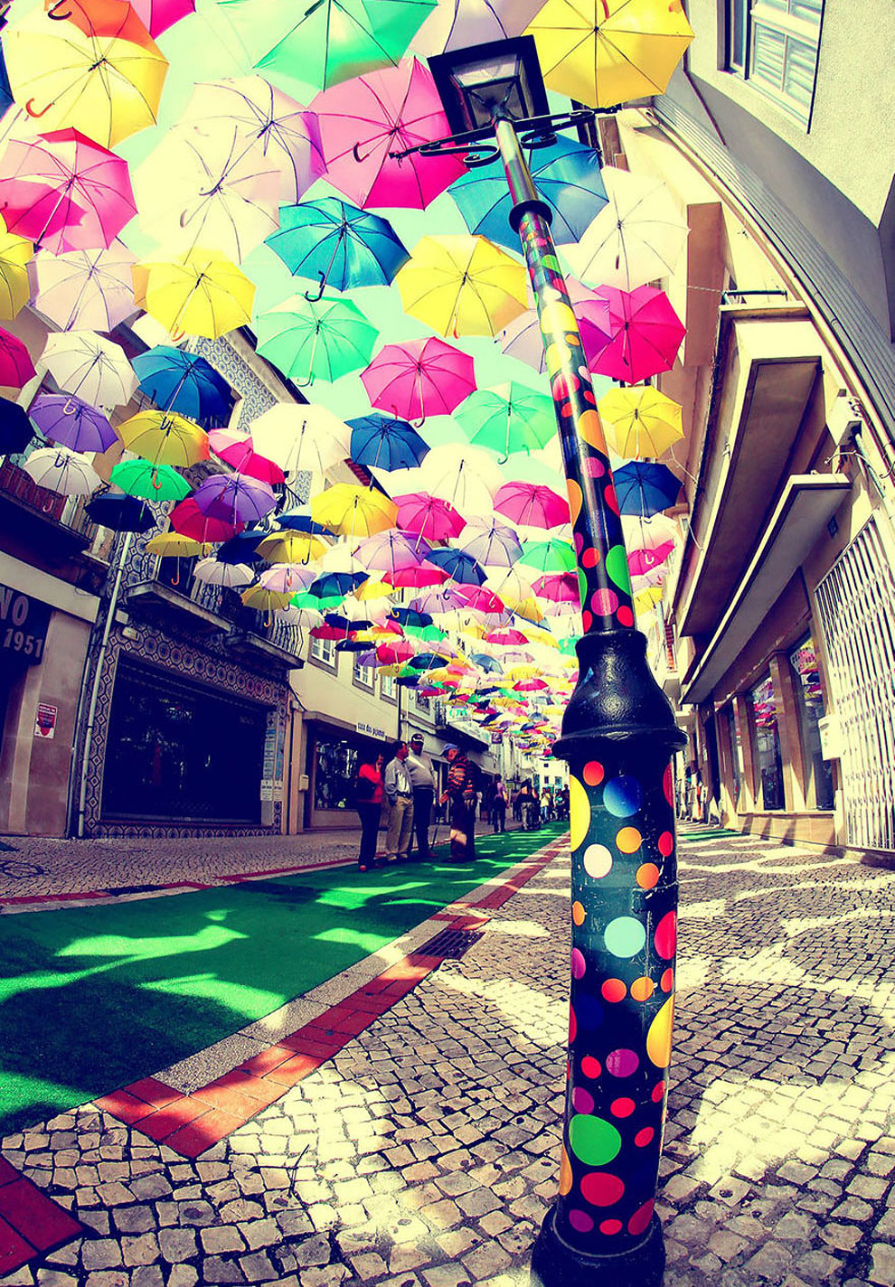 744 Umbrella Sky in Agueda, Portugal