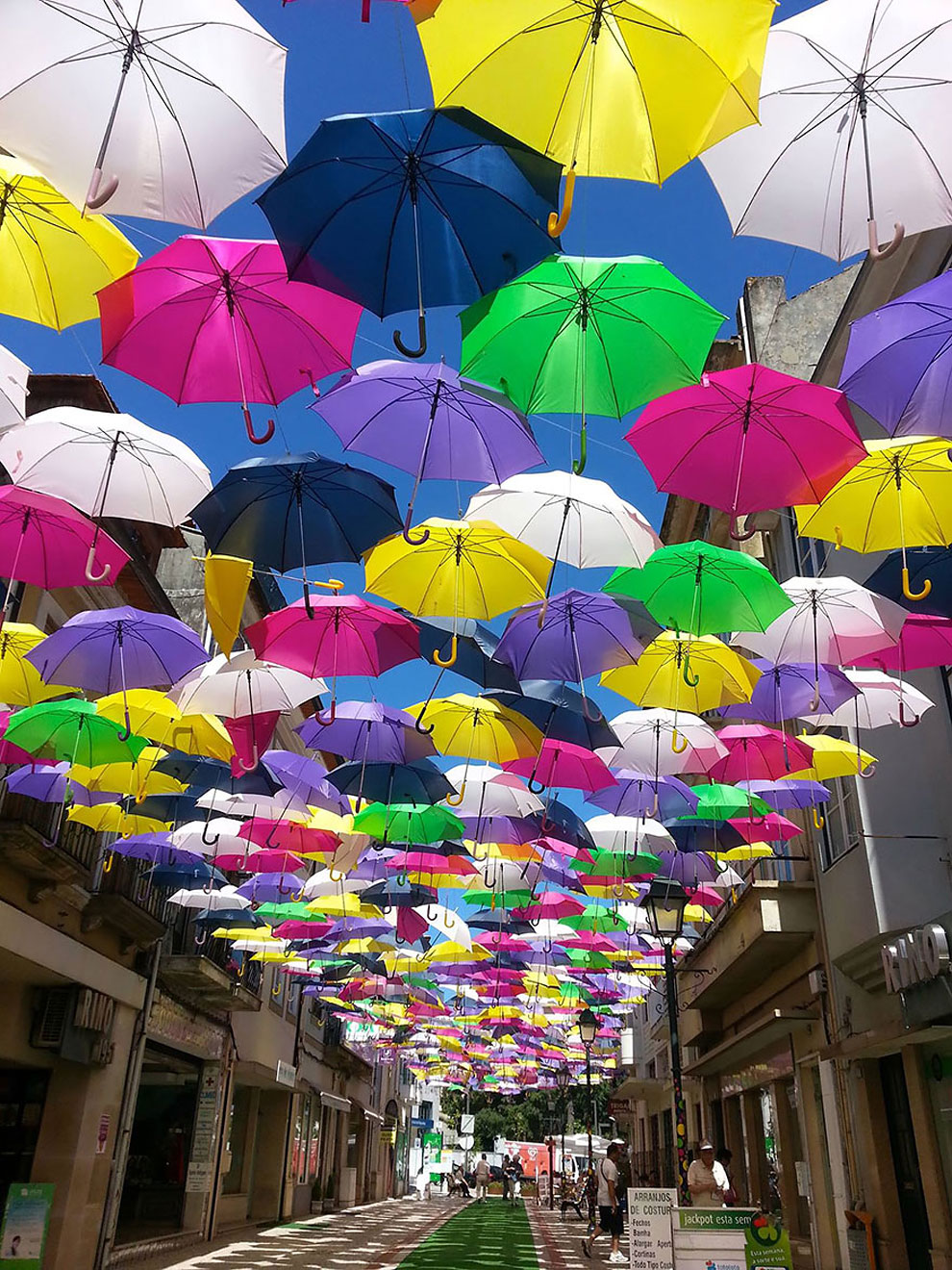 844 Umbrella Sky in Agueda, Portugal