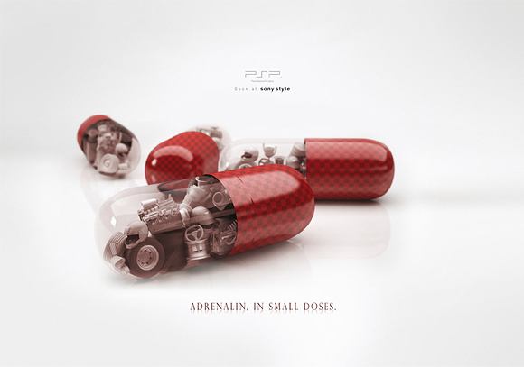 psp pic on Design You Trust psp Sony PSP. Adrenaline Campaign.