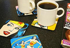 ww pic on Design You Trust ww Wonder Woman Coasters