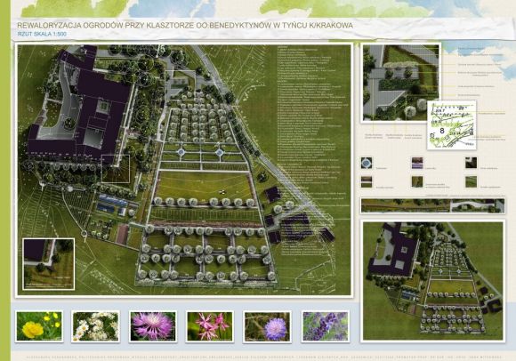 landscape architecture revaluation of gardens by the Benedictine Abbey in Tyniec / Poland 1 23 landscape architecture revaluation of gardens by the Benedictine Abbey in Tyniec / Poland