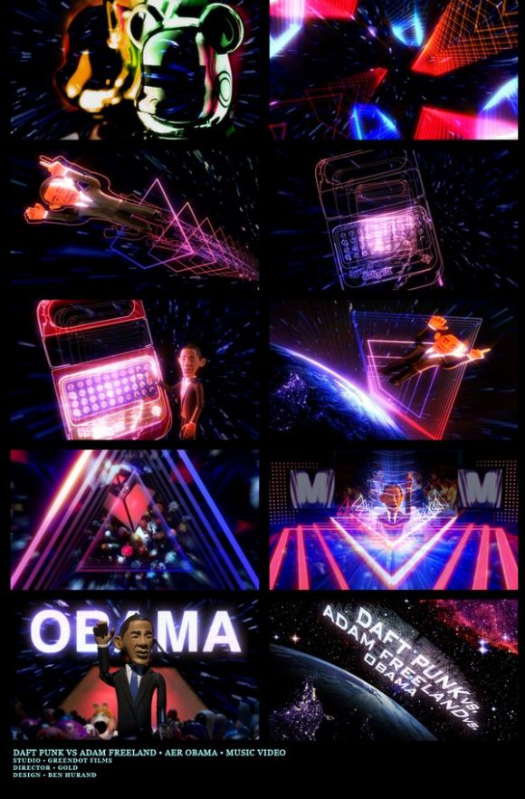 DFTFREE pic on Design You Trust DFTFREE Daft Punk vs Adam Freeland Aer OBAMA