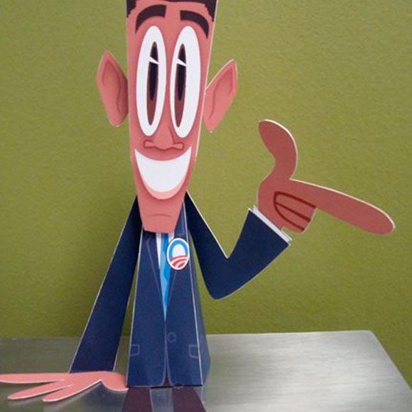 Paper Toy Obama