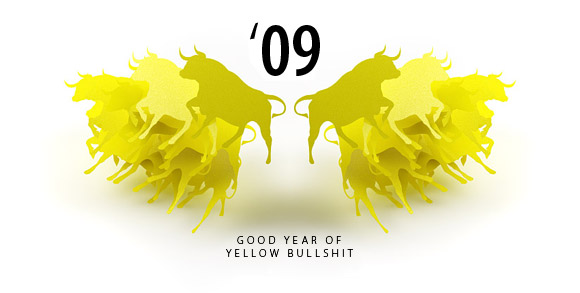 NewYear 09 t shirt bullprints bsht1 NewYear 09 t shirt bullprints