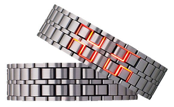 facelessledwatch pic on Design You Trust facelessledwatch LED Watch