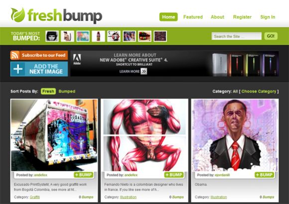 freshbump pic on Design You Trust freshbump Design x Social News = Freshbump.com