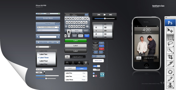 iPhone GUI PSD iphonegui iPhone GUI PSD