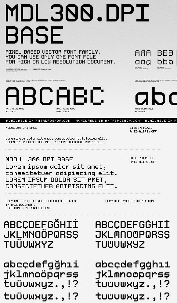 modul300dpi Next Generation Font Design For Screen Performance