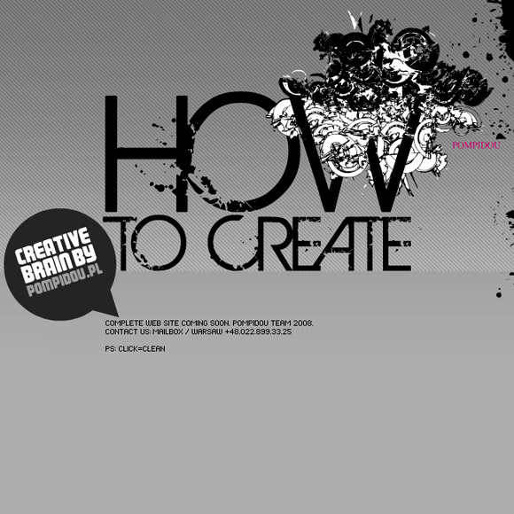 pmp screen //Pompidou. How To Create.// New Creative Team from Poland.