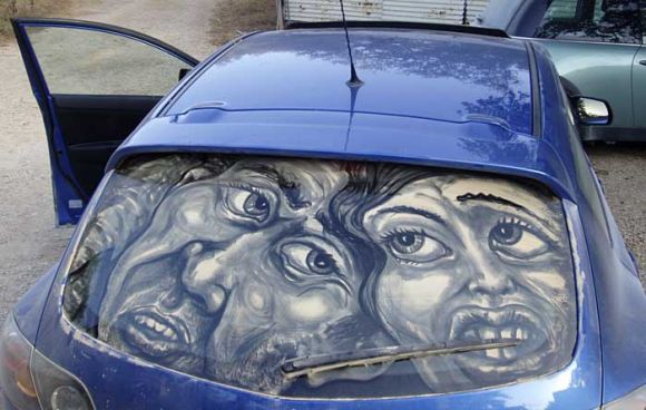 045 himnher Scott Wades Dirty Car Art