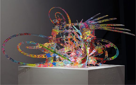 RyanMcGinness Colorful Sculptures and Paintings by Ryan McGinness