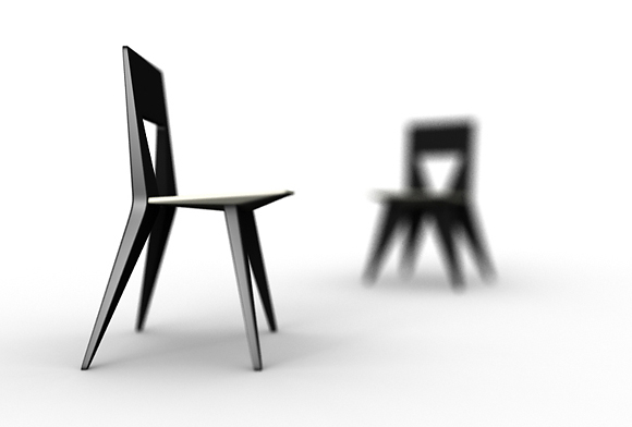 chair 02 Untitled wooden chair