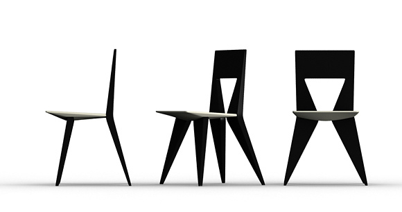 chair 03 Untitled wooden chair