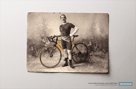 decathlon velo pic on Design You Trust decathlon velo Retro campaign by Decathlon