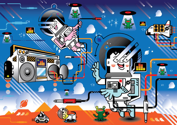 freeqcover stbnsdbnB pic on Design You Trust freeqcover stbnsdbnB SPACE AGE illustration