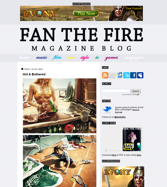 ftfblog Fan the Fire Magazine redesign