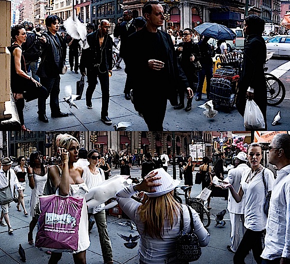 funch Thematically composited photos of New Yorkers