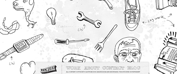 legworkstudio Colorblind Awesomeness   40 Inspirational Black & White Websites