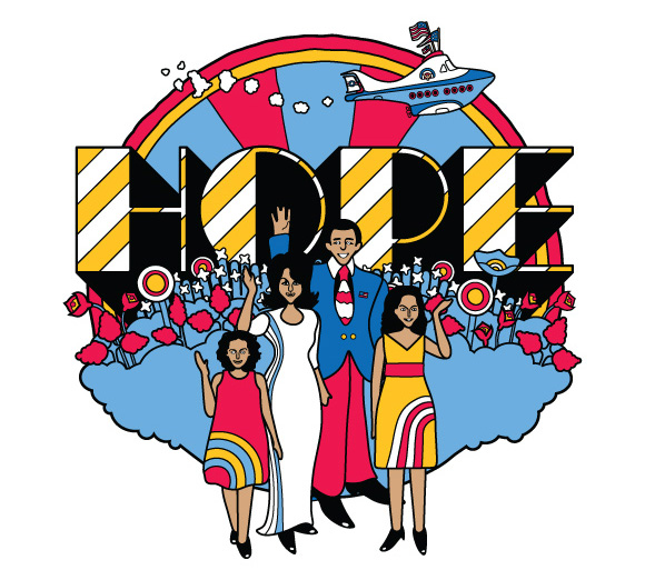 seaOfHope main wht Obama in the Sea of Hope