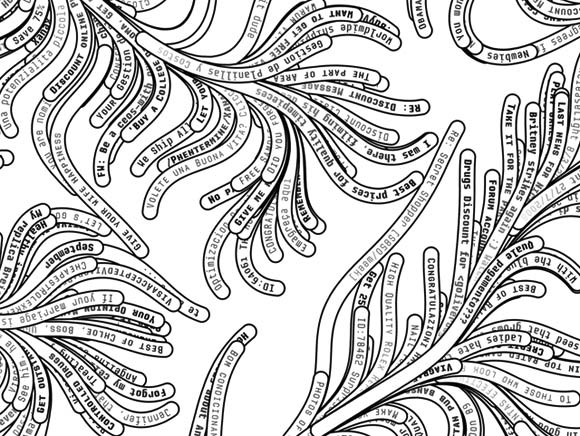 spamghetto 2b Spamghetto, generative spam based wallpaper