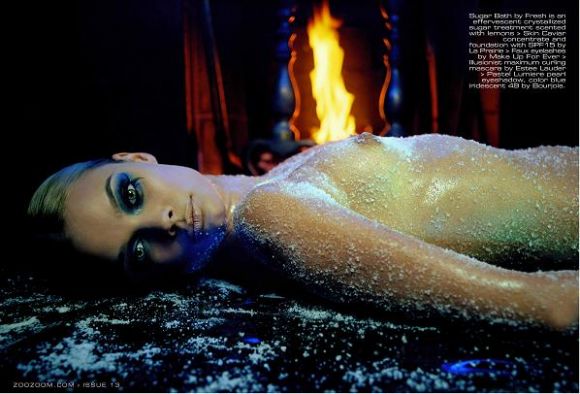 11 08 Make  up artist Paul Innis , Photographed by Remi Rebillard .