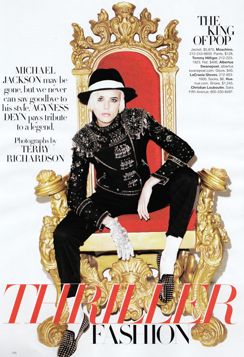 1 22 pic on Design You Trust 1 22 Thriller Fashion by Terry Richardson