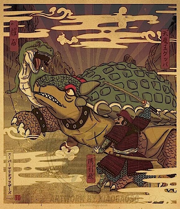 3765837301 3ae531194a o pic on Design You Trust 3765837301 3ae531194a o Mario as traditional japanese art