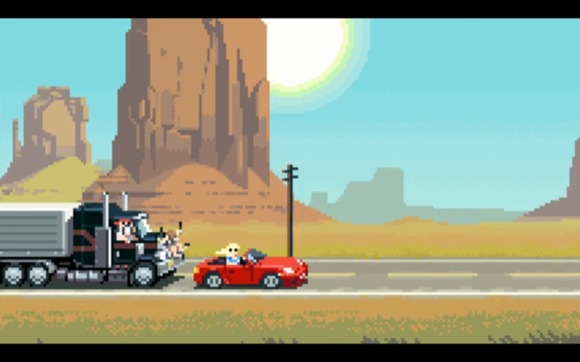 Truckers Delight by Flairs Masterpiece of 8 Bit Videoart 8BitmusicvideoHundertmarkBlog Truckers Delight by Flairs Masterpiece of 8 Bit Videoart