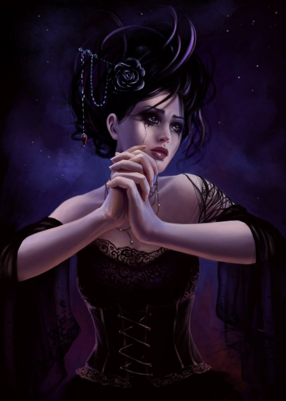 Black Widow by acidlullaby pic on Design You Trust Black Widow by acidlullaby 23 Outstanding and Vivid Digital Paintings by Wen Xi Chen