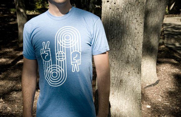 FourthisKing PeaceOut 3 pic on Design You Trust FourthisKing PeaceOut 3 new t shirt brand: Fourth is King