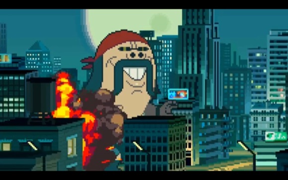 Truckers Delight by Flairs Masterpiece of 8 Bit Videoart JrmiePrinHUNDERTMARK Truckers Delight by Flairs Masterpiece of 8 Bit Videoart