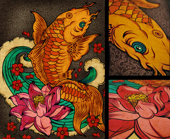 Koi22 pic on Design You Trust Koi22 Pale Horse Design