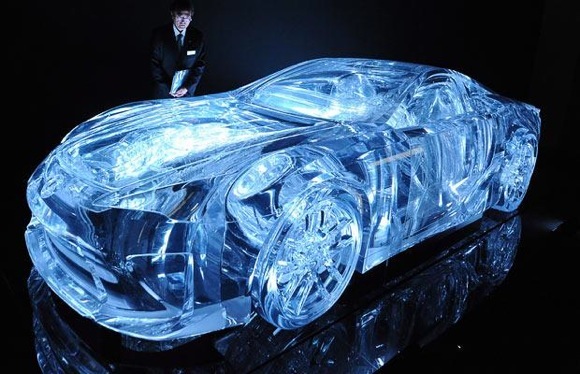 LexusLFACrystallisedWind1 Stunningly Transparent Lexus LFA Supercar 