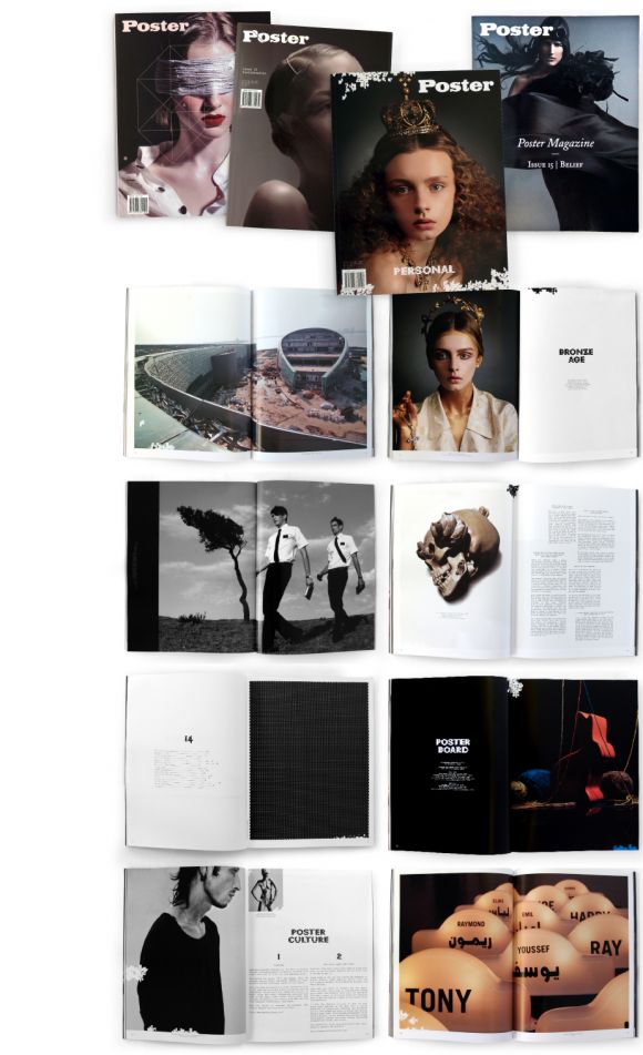 POSTER MAGAZINES1 Studio round.