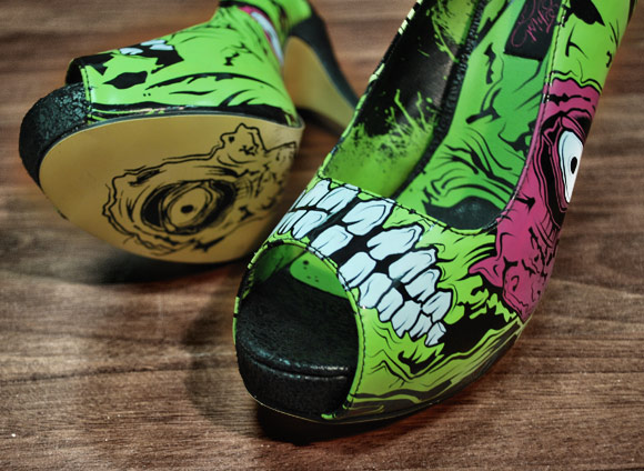 PaleHorseZombieStomper pic on Design You Trust PaleHorseZombieStomper Pale Horse x Iron Fist: Monster Platform Shoes